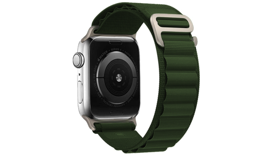Ремешок Hoco для Apple Watch 38/40/41mm Climbing Series Alpine Loop Nylon Strap Dark Olive Green