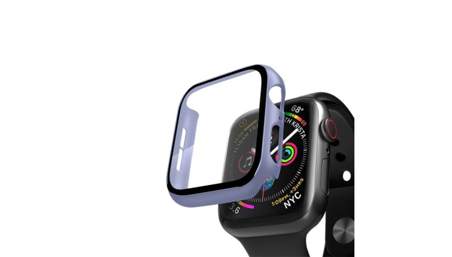 Кейс Deppa со стеклом для Apple Watch 4/5 series, 40 мм Фиолетовый арт.47158