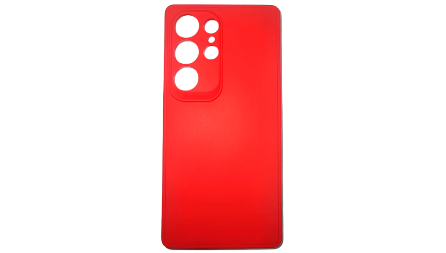 Чехол-накладка силикон для Samsung Galaxy S25 Ultra Красный