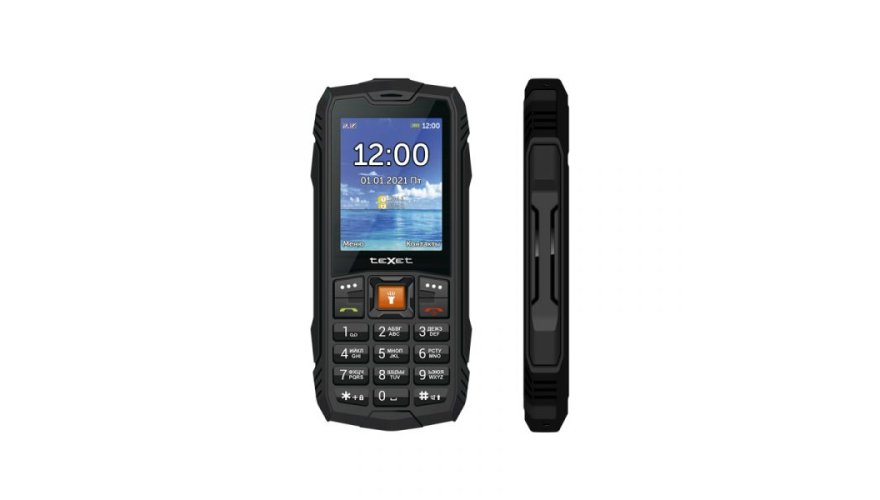 Телефон Texet TM-516R Dual Sim Black