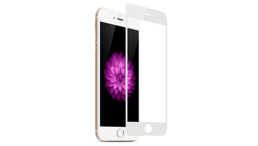 Защитное стекло для смартфона iPhone 6/6S Full Screen White