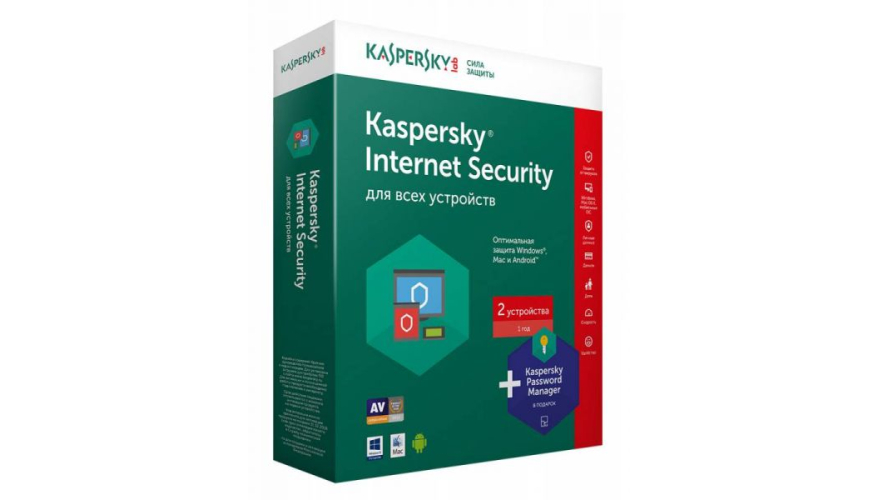 Антивирус Kaspersky Internet Security на 2ПК 1год для всех устройств Megogo (KL1941RBBFS)