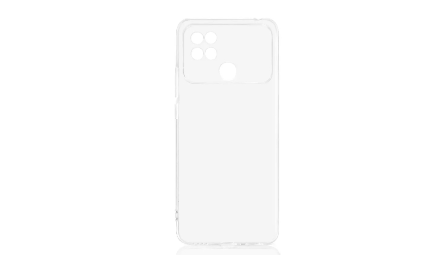 Чехол-накладка силикон DF для Poco C40 Прозрачный