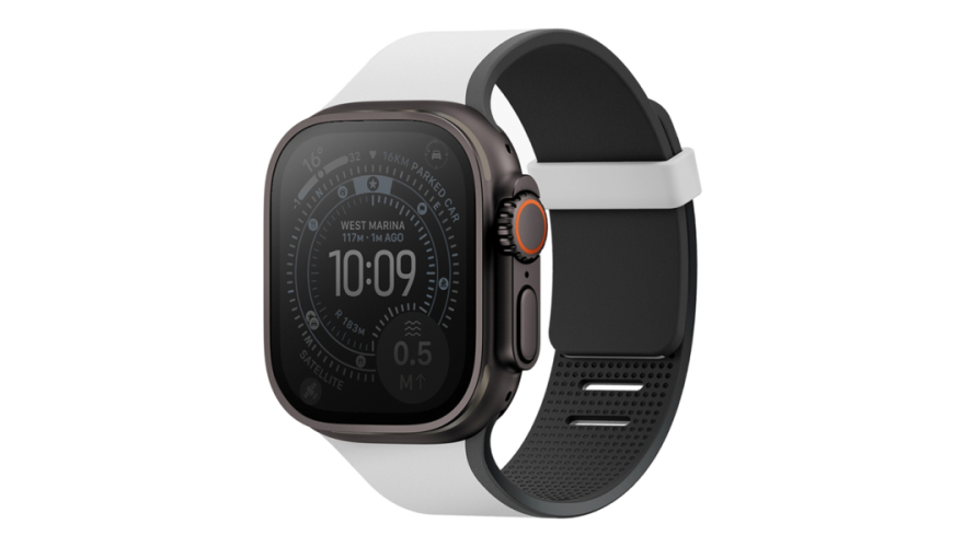 Ремешок Uniq Revix IV Reversible Magnetic для Apple Watch 44/45/46/49mm Grey/Black (Серый/Черный)