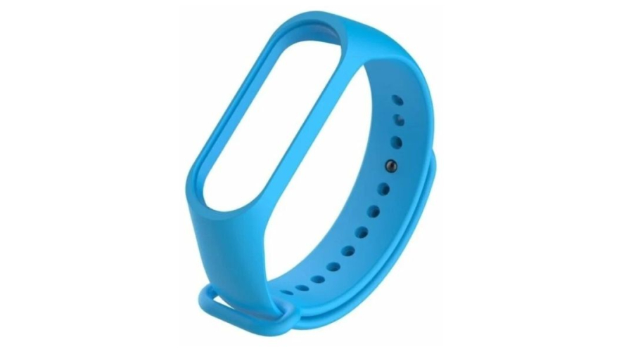 Сменный силиконовый ремешок Red Line для Xiaomi Mi Band 3/4 Blue