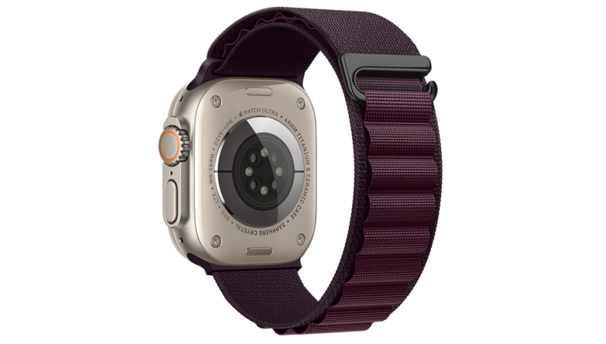 Ремешок Hoco для Apple Watch 38/40/41mm Climbing Series Alpine Loop Nylon Strap Purple Cherry