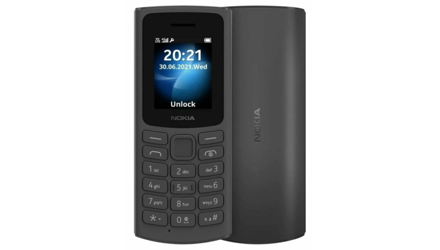 Мобильный телефон Nokia HDM 105 (2024) TA-1557DS Charcoal (Черный)