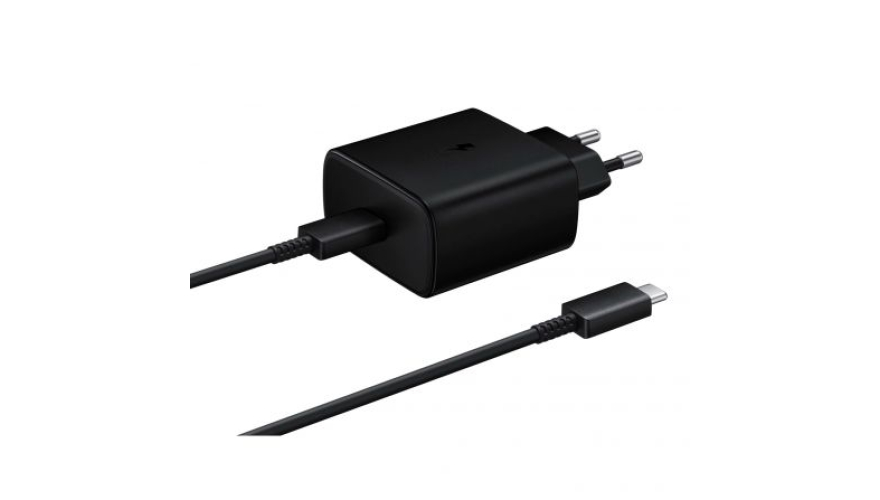 Сетевое зарядное устройство Samsung Power Delivery (45W) USB type-C 3A Black (EP-TA845XBEGRU)