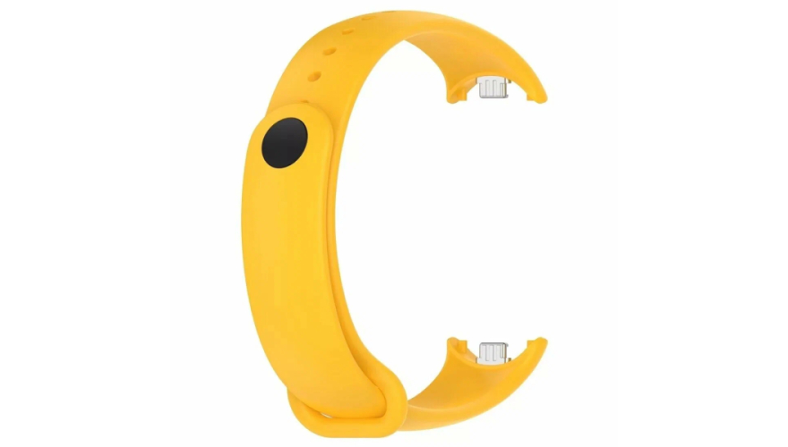 Сменный силиконовый ремешок для Xiaomi Mi Band 8 Желтый