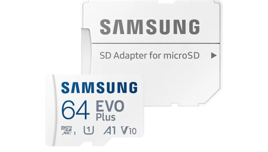 Карта памяти 64GB Samsung MB-MC64KA microSDXC EVO Plus 130MB/s + SD adapter