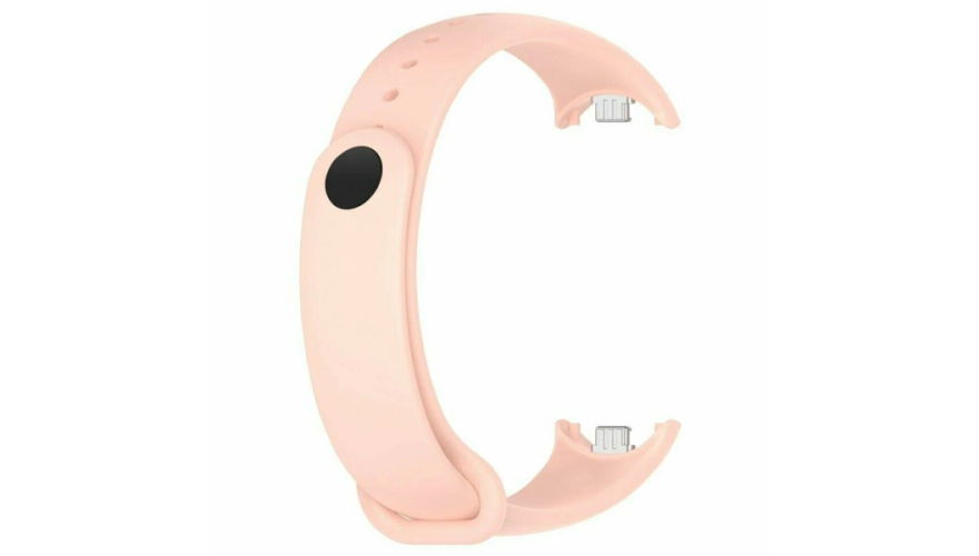 Сменный силиконовый ремешок для Xiaomi Mi Band 8/9/10 Розовый