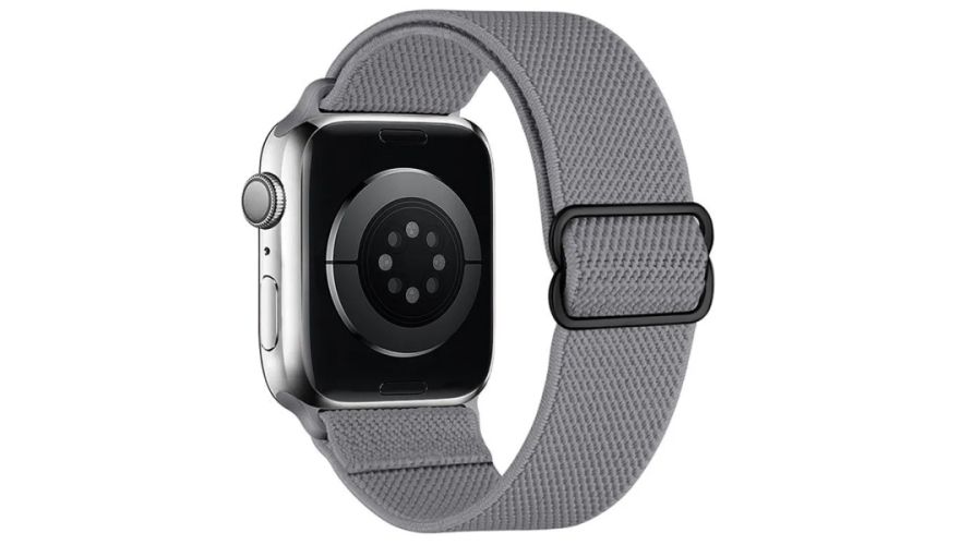 Ремешок Hoco для Apple Watch 42/44/45/49mm Fashion Series Elastic Nylon Gray