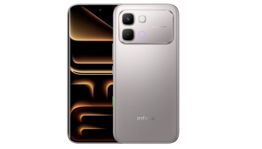Смартфон Infinix Note Edge 8/128GB Lunar Titanium (Титановый) (CAU)