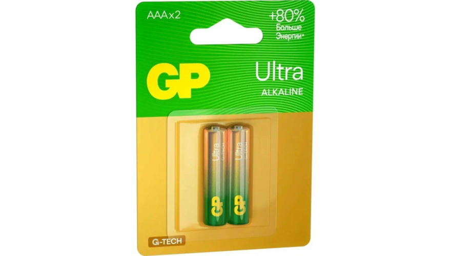 Батарейка GP Ultra Alkaline AAA (2шт)