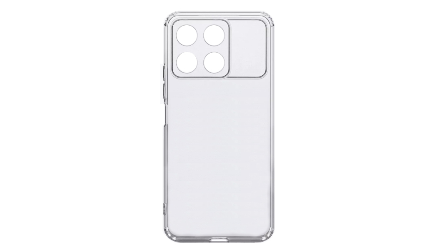 Чехол-накладка силикон Red Line для POCO F6 Pro Прозрачный