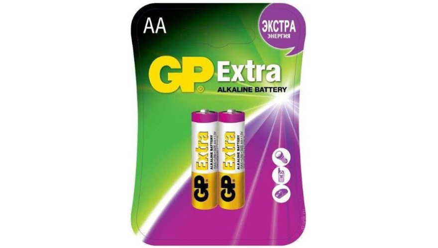 Батарейка GP Extra Alkaline AA (2шт)