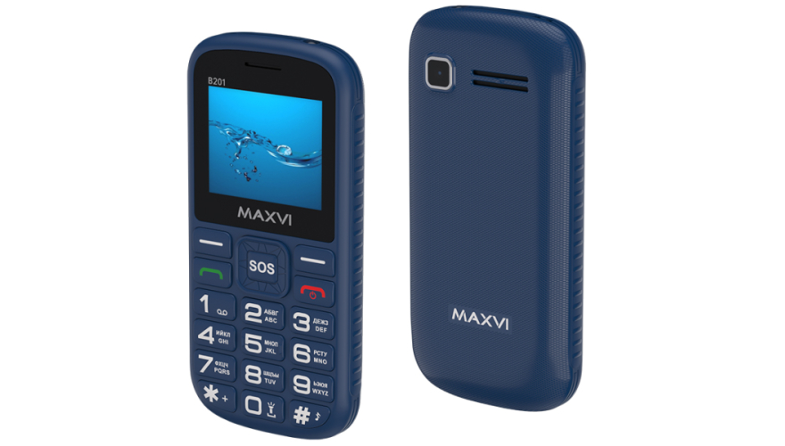 Мобильный телефон MAXVI B201 Blue (Синий)