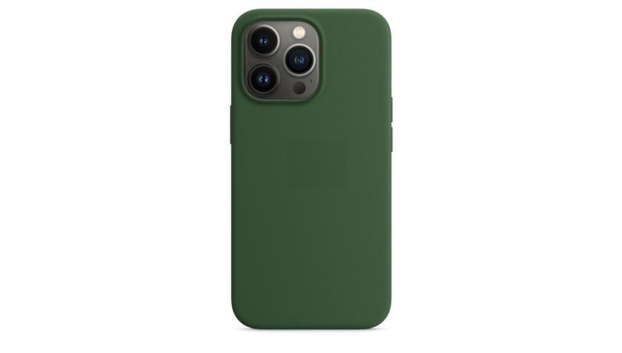 Чехол-накладка силикон Silicone Case для iPhone 13 Pro Болотный