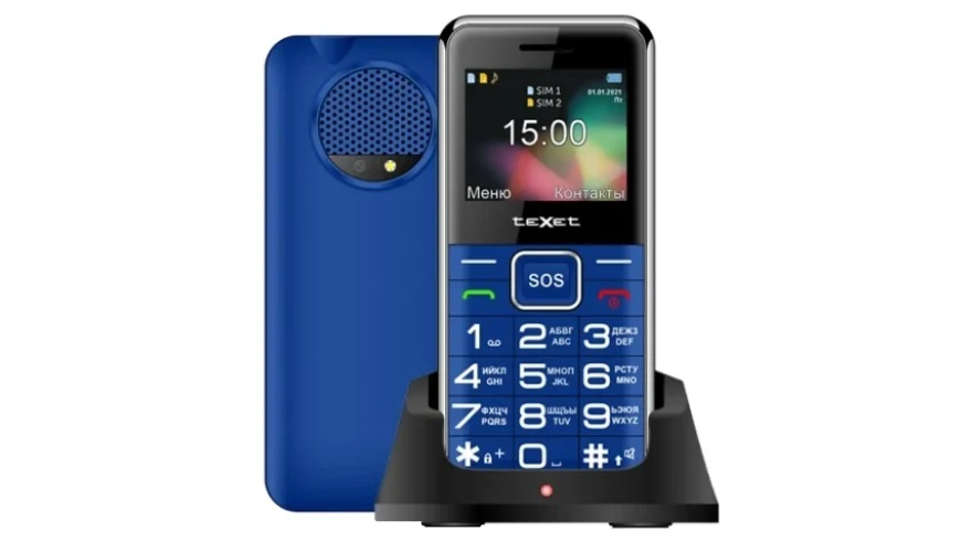 Телефон Texet TM-B319 Dual Sim Blue