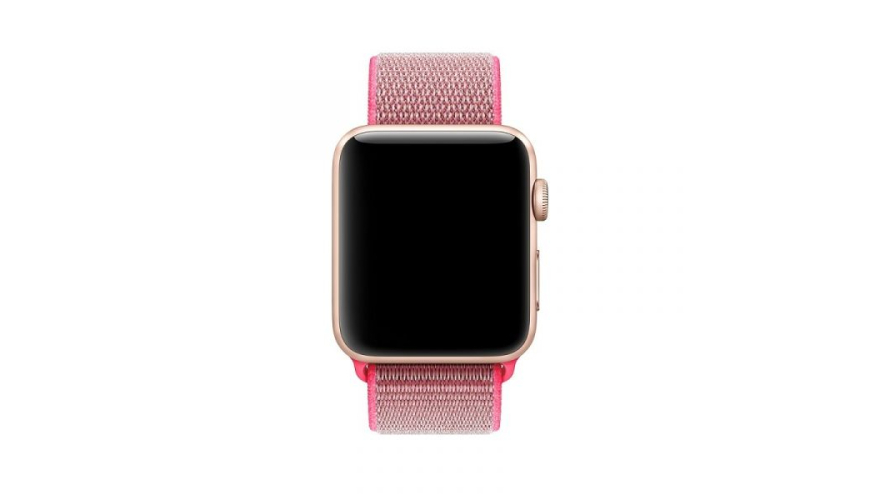 Ремешок для Apple Watch 42/44/45/49mm Nylon Loop Rose