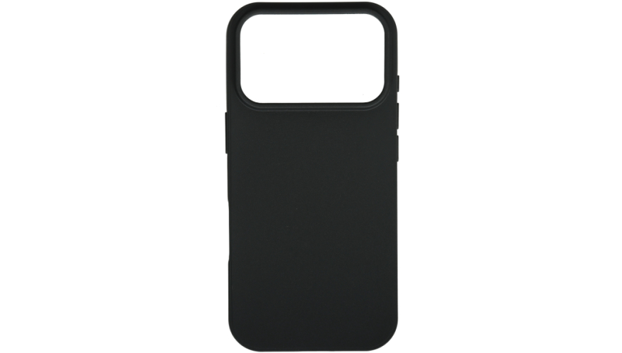 Чехол-накладка силикон Borasco для iPhone 17 Pro Черный