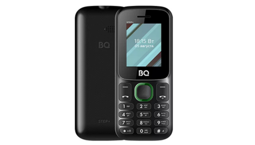 Мобильный телефон BQ 1848 Step+ Dual Sim Black Green (Черный-Зеленый)