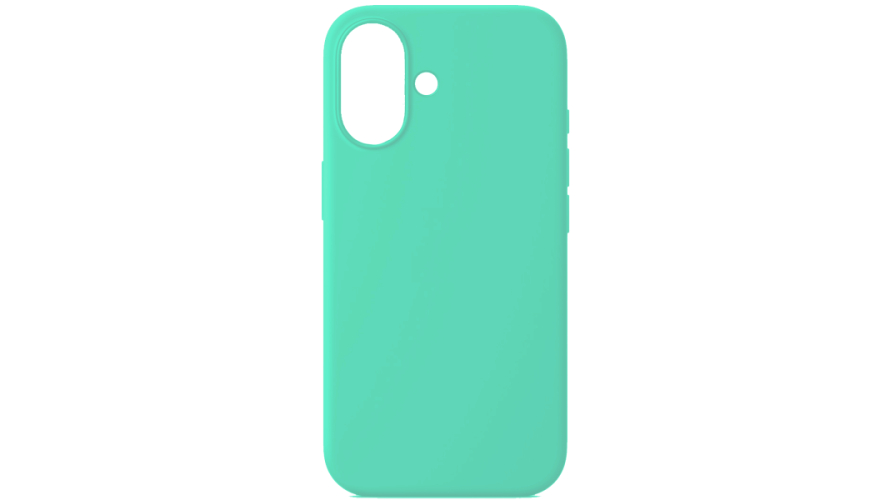 Чехол-накладка силикон Silicone Case для iPhone 16 Plus Бирюзовый