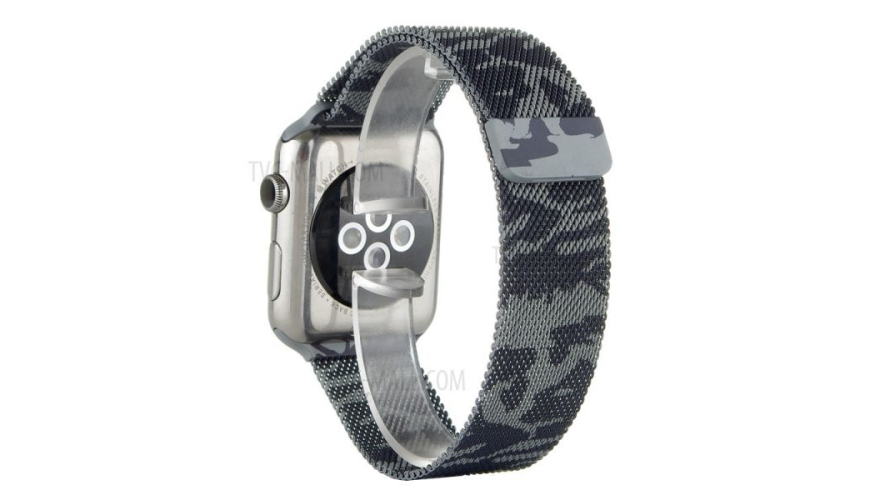 Ремешок для Apple Watch 42/44/45/49mm Milanese Loop Хаки Grey