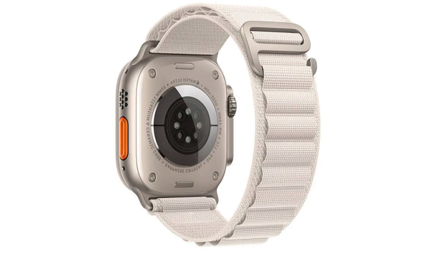 Ремешок Hoco для Apple Watch 42/44/45/49mm Original Series Alpine Loop Nylon Strap Starlight