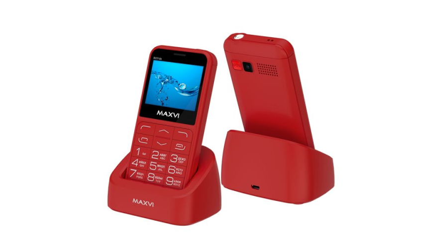 Мобильный телефон MAXVI B231ds Red (Красный)