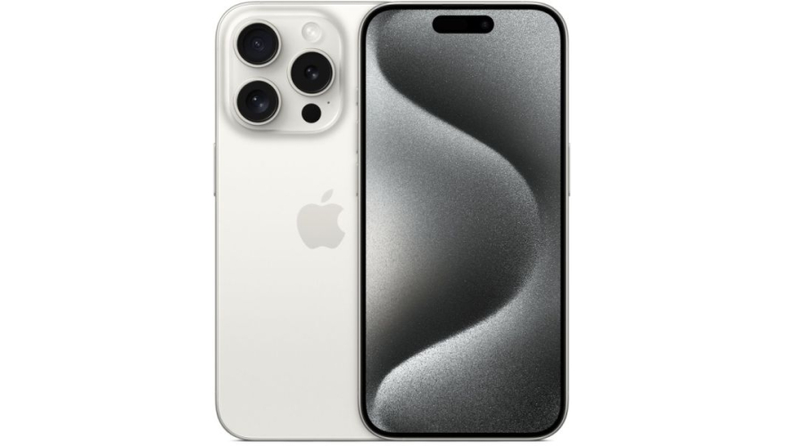 Смартфон Apple iPhone 15 Pro 128GB Titanium White (Титановый Белый) eSIM (CPO)