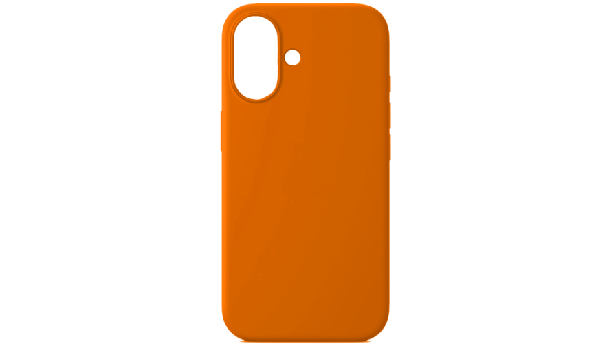 Чехол-накладка силикон Silicone Case для iPhone 16 Оранжевый