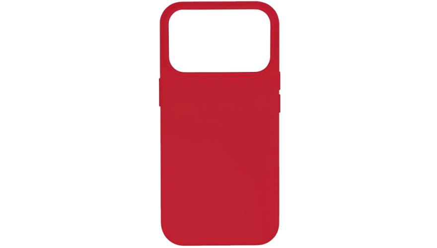 Чехол-накладка силикон Silicone Case для iPhone 17 Pro Красный