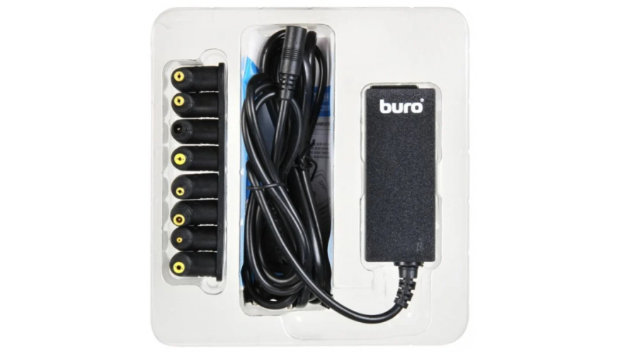 Блок питания Buro BUM-0036S40  ручной 40W 12V-20V 11-connectors от бытовой электросети