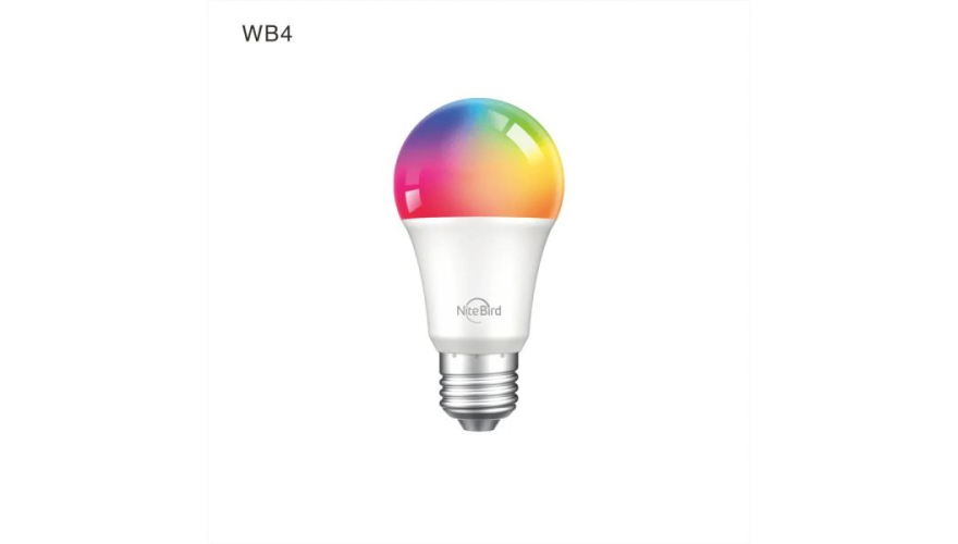 Умная светодиодная лампа NiteBird Smart Bulb WB4 E27, 8Вт
