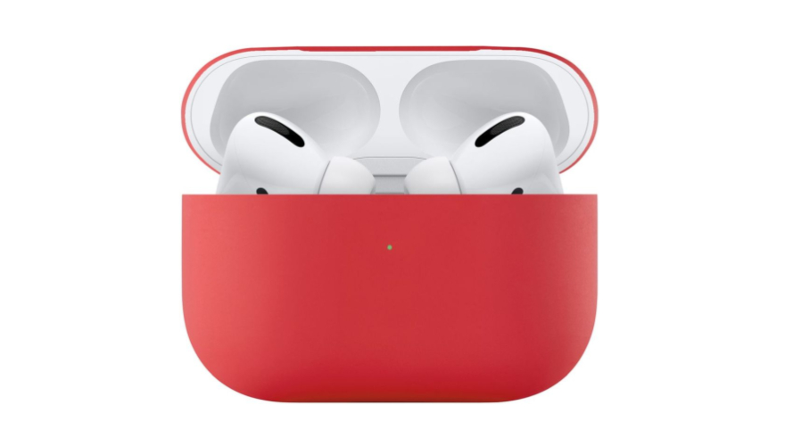 Силиконовый чехол для Apple AirPods Pro Red