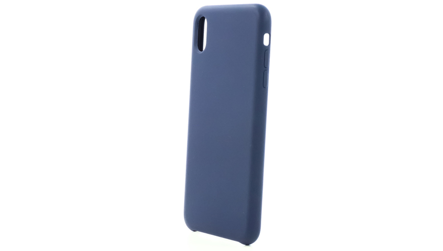 Чехол-накладка силикон для iPhone XS Max Dark Blue