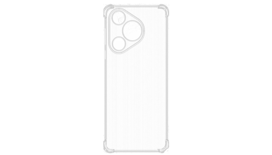 Чехол-накладка силикон для Huawei Pura 70 Прозрачный