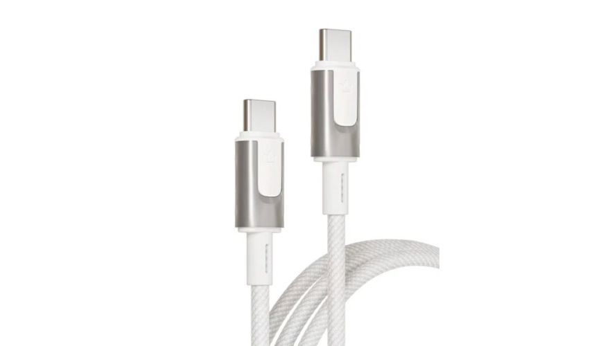 Кабель VLP Force Line Type-C - Type-C 5A PD100W 2m White (Белый)