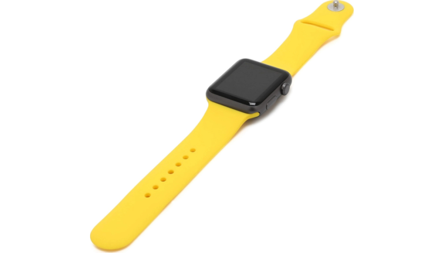 Ремешок для Apple Watch 42/44/45/49mm Sport Band Yellow