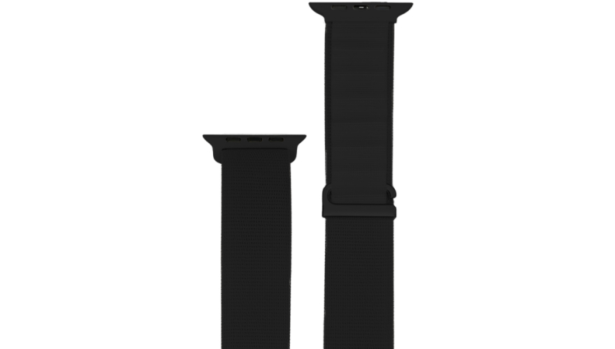 Ремешок Hoco для Apple Watch 42/44/45/49mm Climbing Series Alpine Loop Nylon Strap Starlight Black
