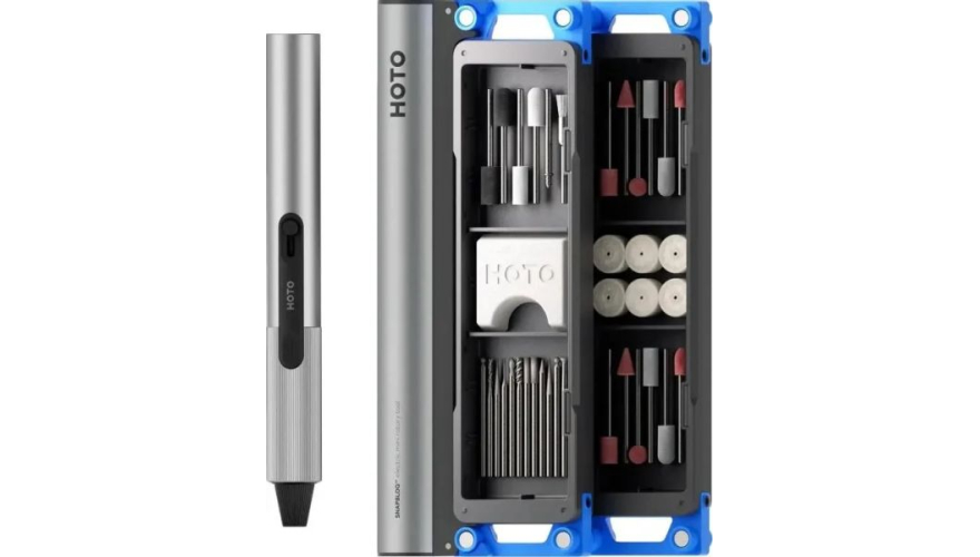 Беспроводная шлифовальная мини машинка-гравер HOTO SNAPBLOQ Electric Mini Rotary Tool Kit