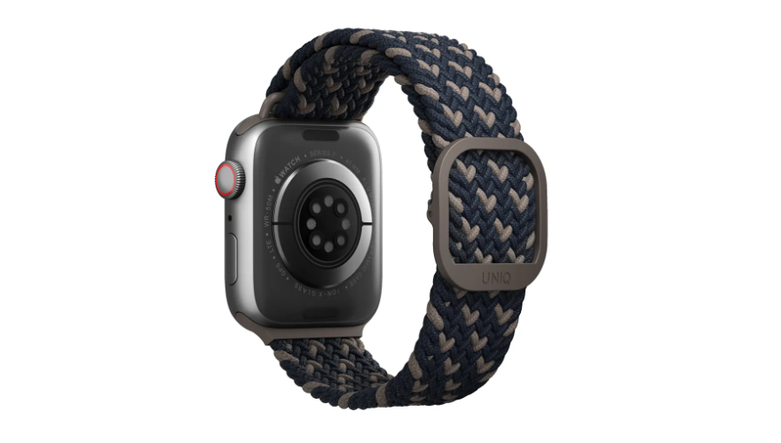 Ремешок Uniq Aspen Desing для Apple Watch 44/45/46/49mm Obsidian Blue (Черно-синий)