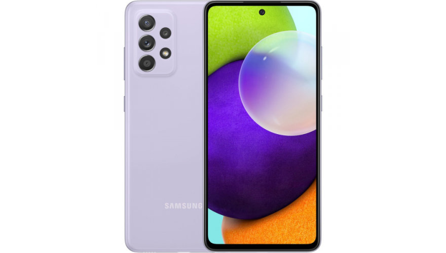 Смартфон Samsung Galaxy A52 4/128GB SM-A525 Lavender (лаванда) RU