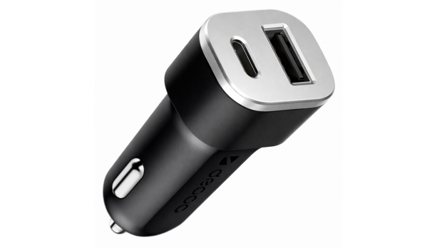 АЗУ Deppa USB/USB-C 4.8A (11288) Black