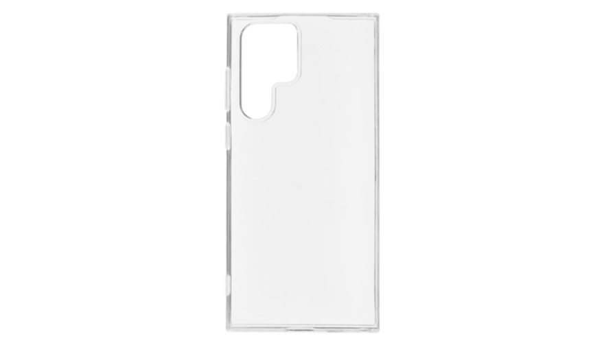 Чехол-накладка силикон DF для Samsung Galaxy S22 Ultra Прозрачный