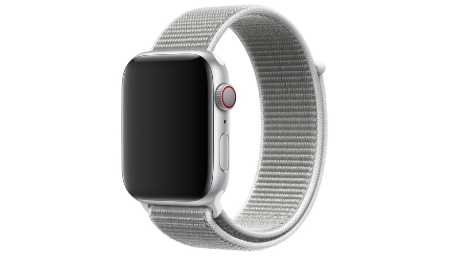 Ремешок для Apple Watch 42/44/45/49mm Nylon Loop Silver