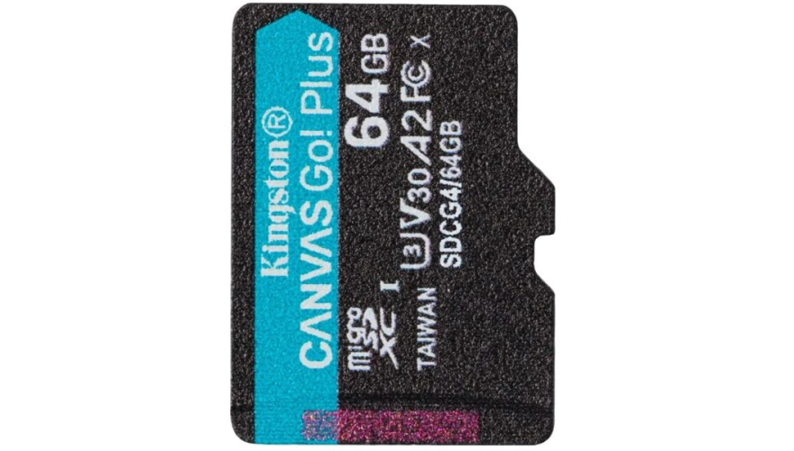 Карта памяти Micro SD Kingston Canvas Go! Plus 64GB Class10 200MB/s (SDCG4/64GB)