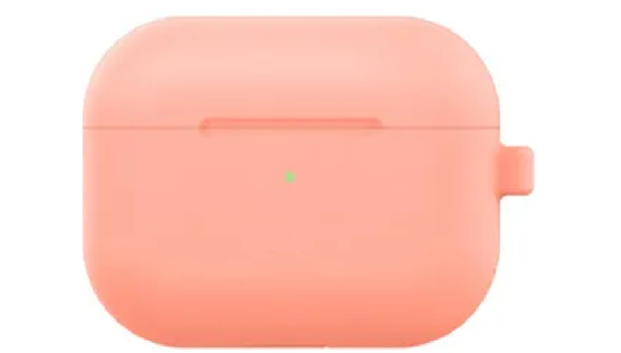 Силиконовый чехол для Apple AirPods 4 Peach