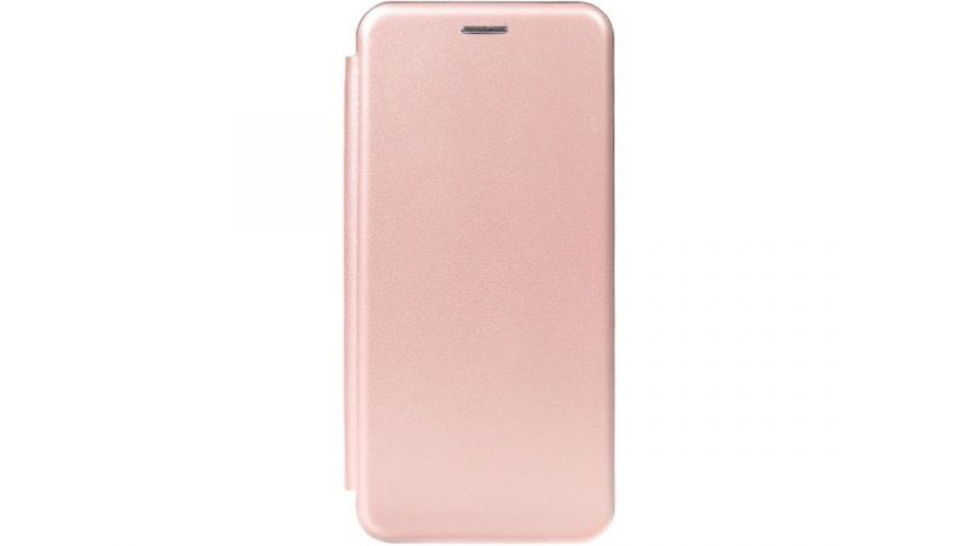 Чехол-книжка для Xiaomi Redmi 9A Rose Gold (боковая)